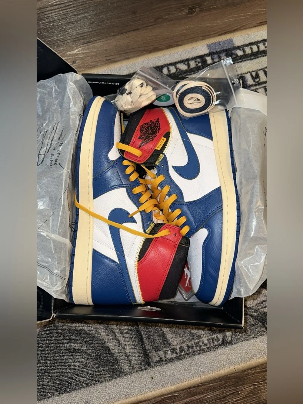 Air Jordan 1 Retro High OG Storm Blue UNION